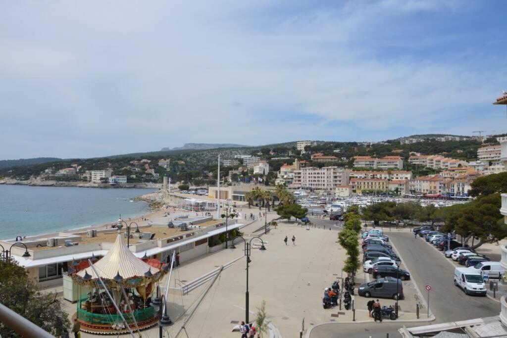 La Plage - Hyper Centre - Vue Port & Mer - Climatisation Cassis Dış mekan fotoğraf